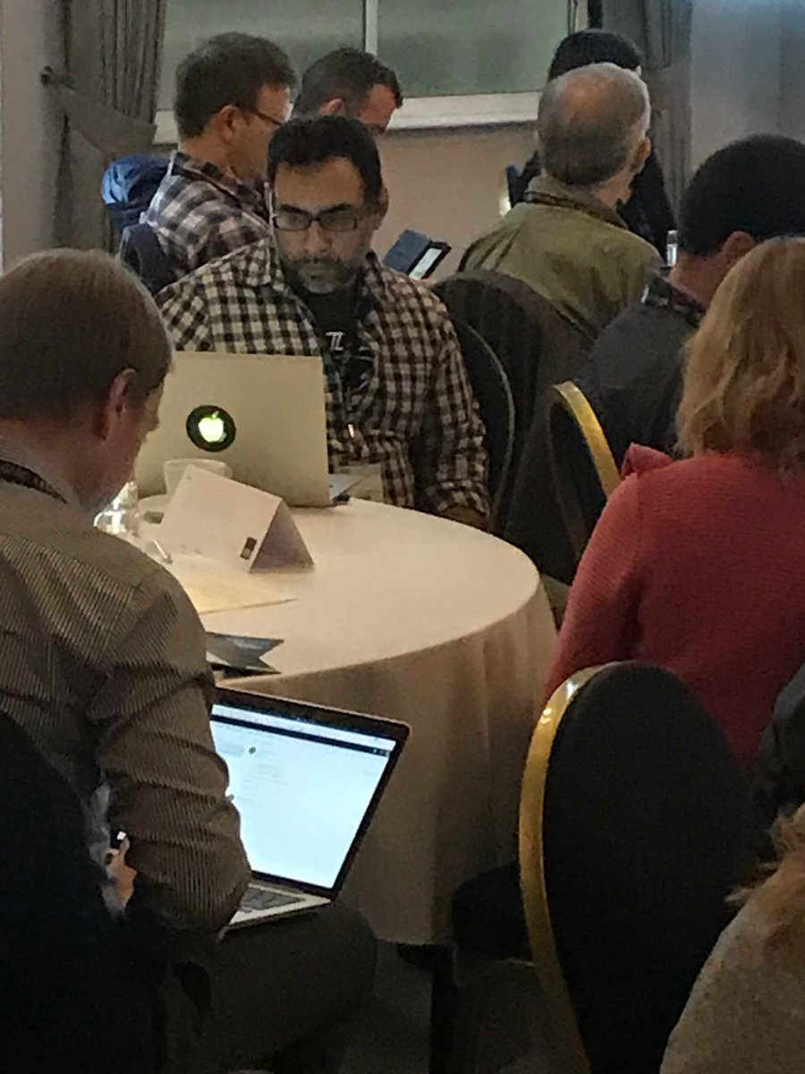 BrianHonan's tweet photo. The always handsome @J4vv4D spotted in the wild at the #sansawareness summit https://t.co/Oxq22eE7gK