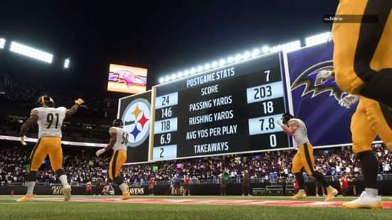 Aml_Steelers's tweet photo. These two balled out opening season against div rivals @RAVENS_AML with bell rushing for 95yds 2tds and The Big fella passing 13/13 for 146yds 1td no interceptions and a qb passer rating of 139.1 

Way to kick the season off. 

@ANZAC_CFM #Amlpics #Week1 https://t.co/zPWS7wnOLZ