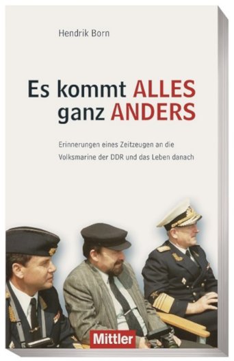 Heute, 18:30 Uhr: Hendrik Born liest aus "Es kommt Alles ganz Anders". Die Ostsee-Zeitung schreibt über das Buch: "Eine Fundgrube für jeden Marineinteressierten, ... man liest sich unweigerlich fest". Ort: WEDE,  Buchhandlung im IMMH. Anmeldung unter Tel. 040-300 92 30 22