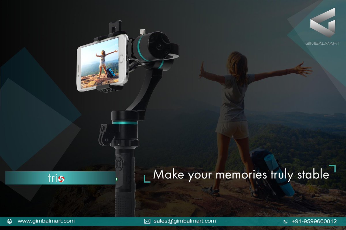 Gimbalmart's tweet photo. Simple yet powerful. #Smartphone gimbal #TRIO is all about redefining the way you capture nature and life. Get your TRIO today.
Buy Now: https://t.co/MPTgj4uZID | +91 95996 60812 | sales@gimbalmart.com #bestbuy #stabilizer #gimbal #cinematographer #shortfilm #filmmakers https://t.co/mBjdFyMNOh