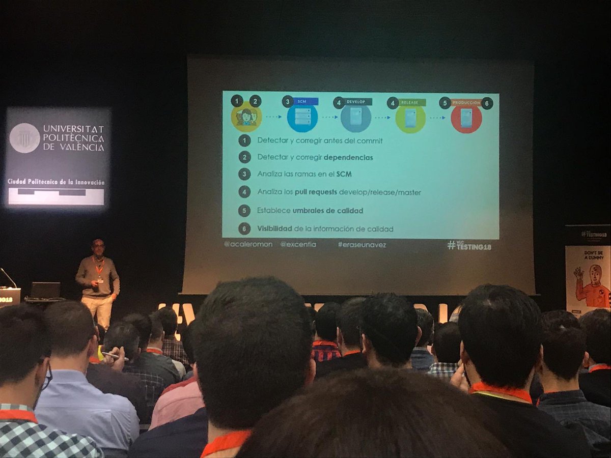 Onestic's tweet photo. “Once upon a time...” @acaleromon from @excentia at @vlctesting
#onestic #onesticteam #testingsoftware #onesticevents #ecommerce #shoponline #vlctesting #vlctesting2018 #sponsor #excentiaVLCtesting https://t.co/rU4nsxKXJq
