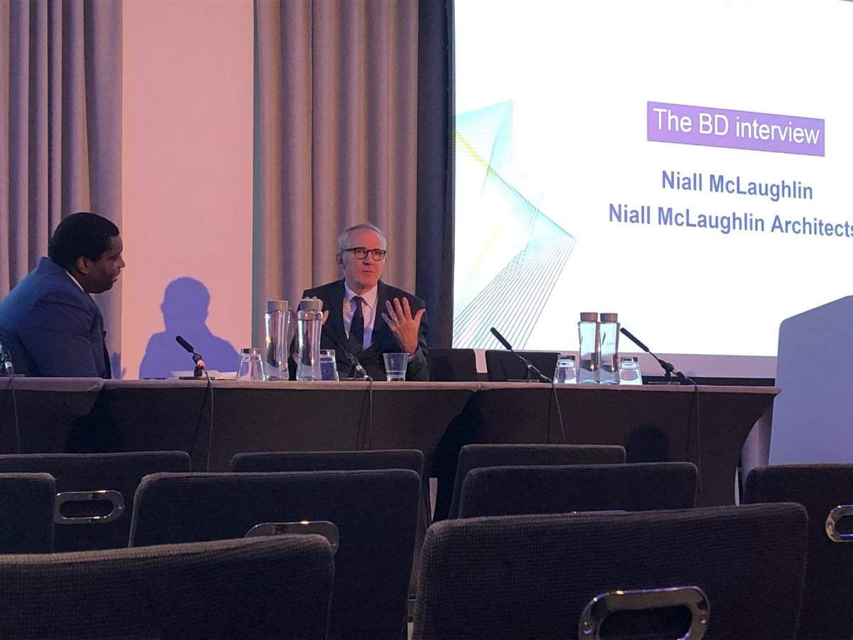 BillPrice22's tweet photo. Really interesting insight from Niall McLaughlin, the practice of architecture over a lifetime.⁦@WSP_UK⁩ ⁦@BuildingLive⁩ #buildinglive https://t.co/WhbSuRq61E