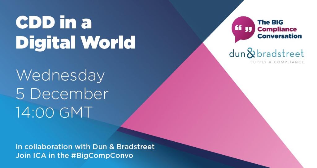 dnbukteam's tweet photo. What does #digital mean for Customer #DueDiligence professionals operationally and what is its place within firms? Find out on 5/12! https://t.co/Wtzh8E7kW8 #Compliance #BigCompConvo @dnb_paul @intcompassoc https://t.co/SqoJ3cH9Nk