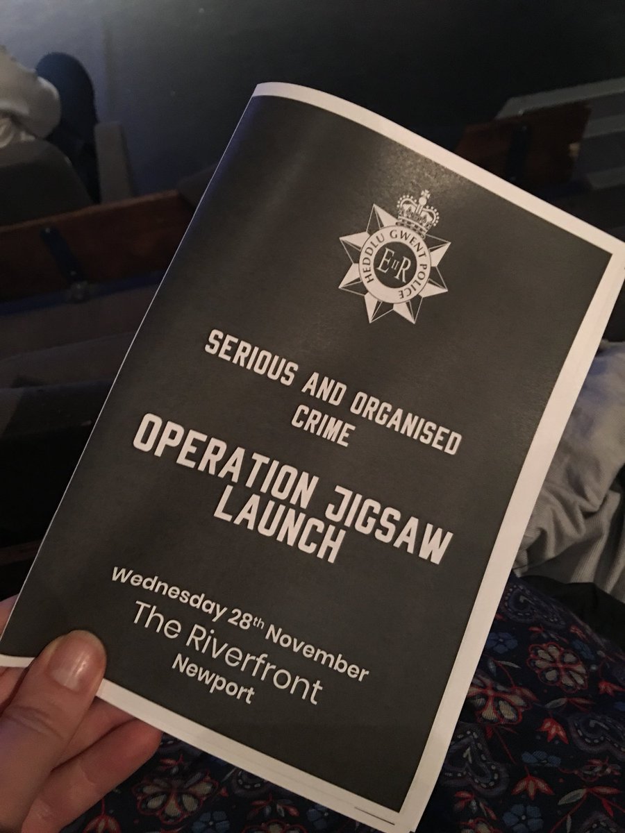 ellarabaiotti's tweet photo. Looking forward to this mornings @gwentpolice launch of Operation Jigsaw- new approach to tackling serious organised crime. Representing @Wales_CS as a key partner to help raise awareness of issues such as exploitation, money laundering, trafficking, #CountyLines  #opjigsaw https://t.co/ojcF1XhnSJ