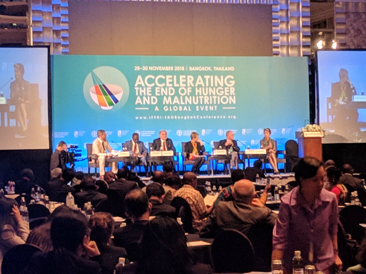 IFPRI's tweet photo. We talk too much about budget and too little about people @GerdaVerburg on #acceleratingzerohunger https://t.co/Q5Bb9JcACd