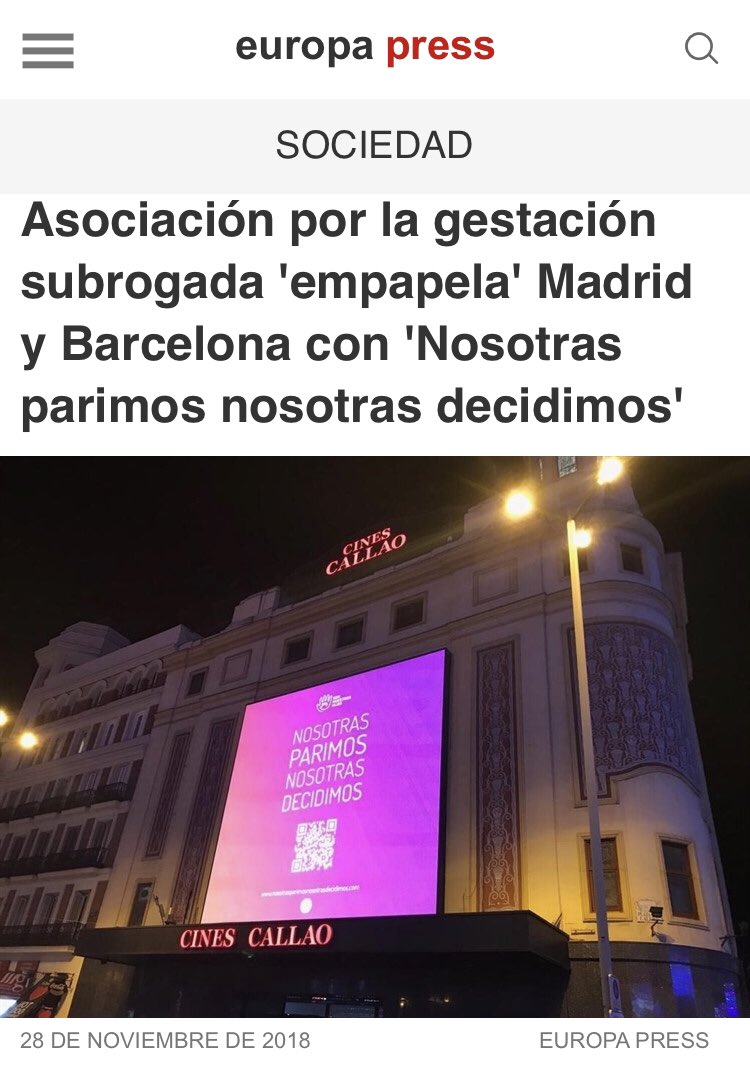 Nadie usaría este lema para defender que podamos vender un pulmón o nuestro hígado “porque soy libre de hacer lo que quiera con mi cuerpo” Pero si se trata de la explotación reproductiva de las mujeres sí se atreven. El machismo es machismo aunque se quiera disfrazar de feminismo