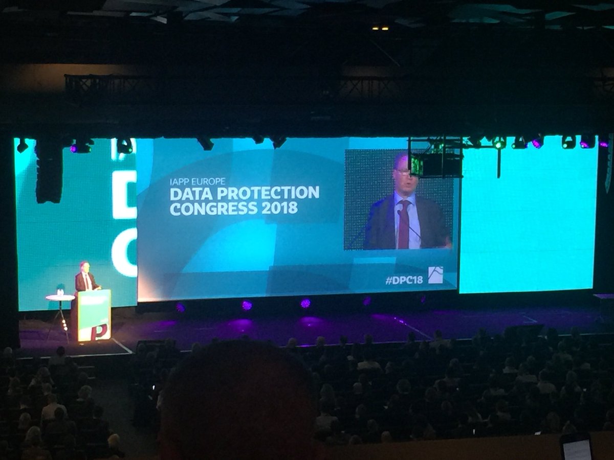 PrivacyPope's tweet photo. First major topic for discussion at @PrivacyPros #DPC18: #Brexit https://t.co/MX5g4DpCcv