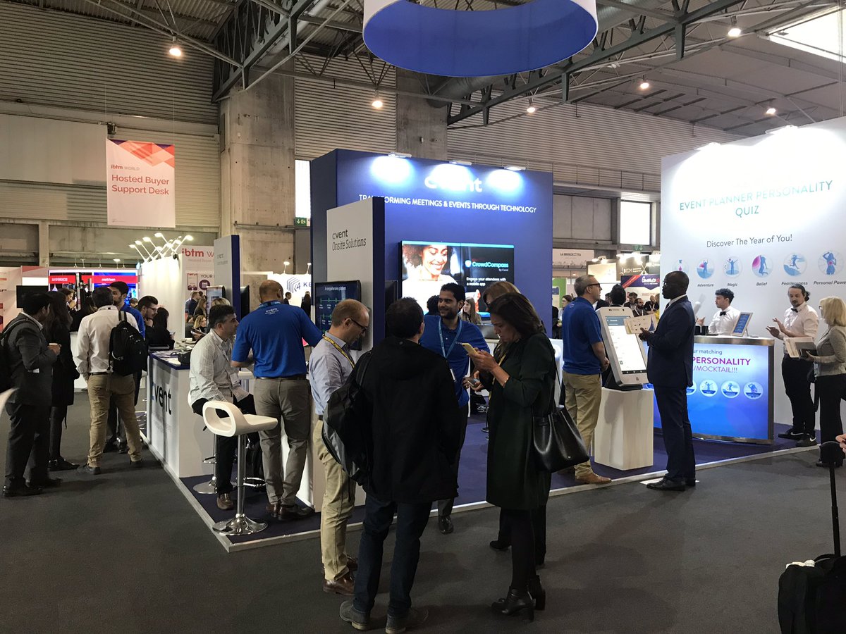 jamie_cvent's tweet photo. Busy start to day 2 @IBTMevents @cvent #EventProfs https://t.co/zS5ZLXqyMc