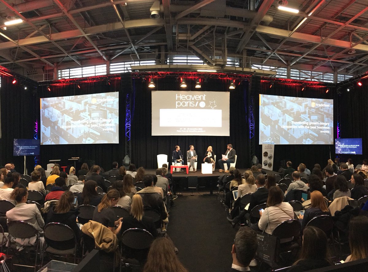 Tradefest_io's tweet photo. @PaulRevellat gives a taste of the interesting insights we can read in @Tradefest_io reviews. Festivalisation of trade shows and conferences is very much appreciated 👌 https://t.co/NIX61tWffI