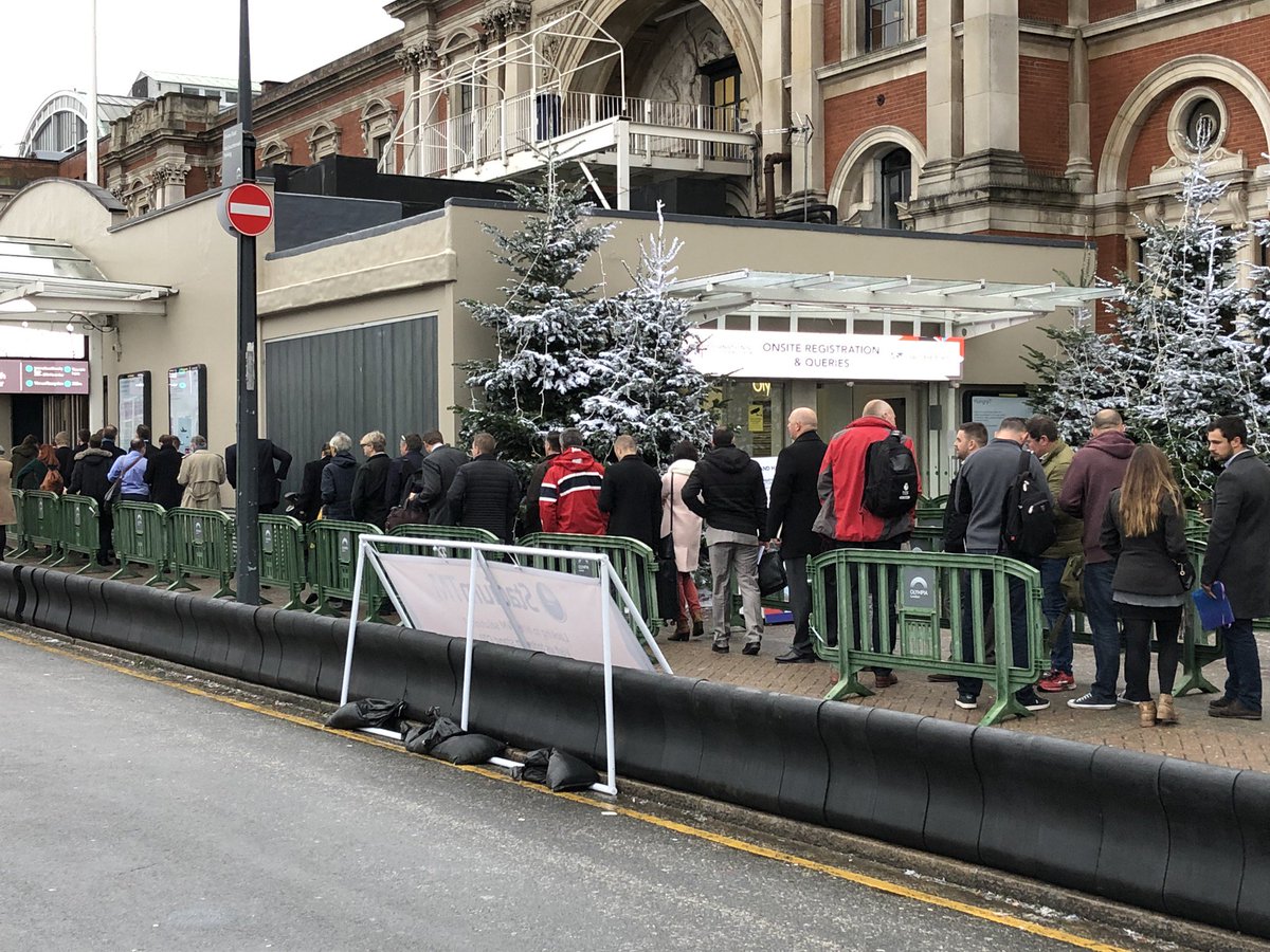 RosehillDefence's tweet photo. Our Rapid Defenders [https://t.co/A4gj2f6sP3] were deployed outside the @olympia_london to keep queuing delegates and visitors safe as they awaited entry to the @ISExpo18.

#RosehillSecurity #ISE18 #expo #London #security #HVM #perimetersecurity #crowdsafety https://t.co/Mo11Oj5XVn