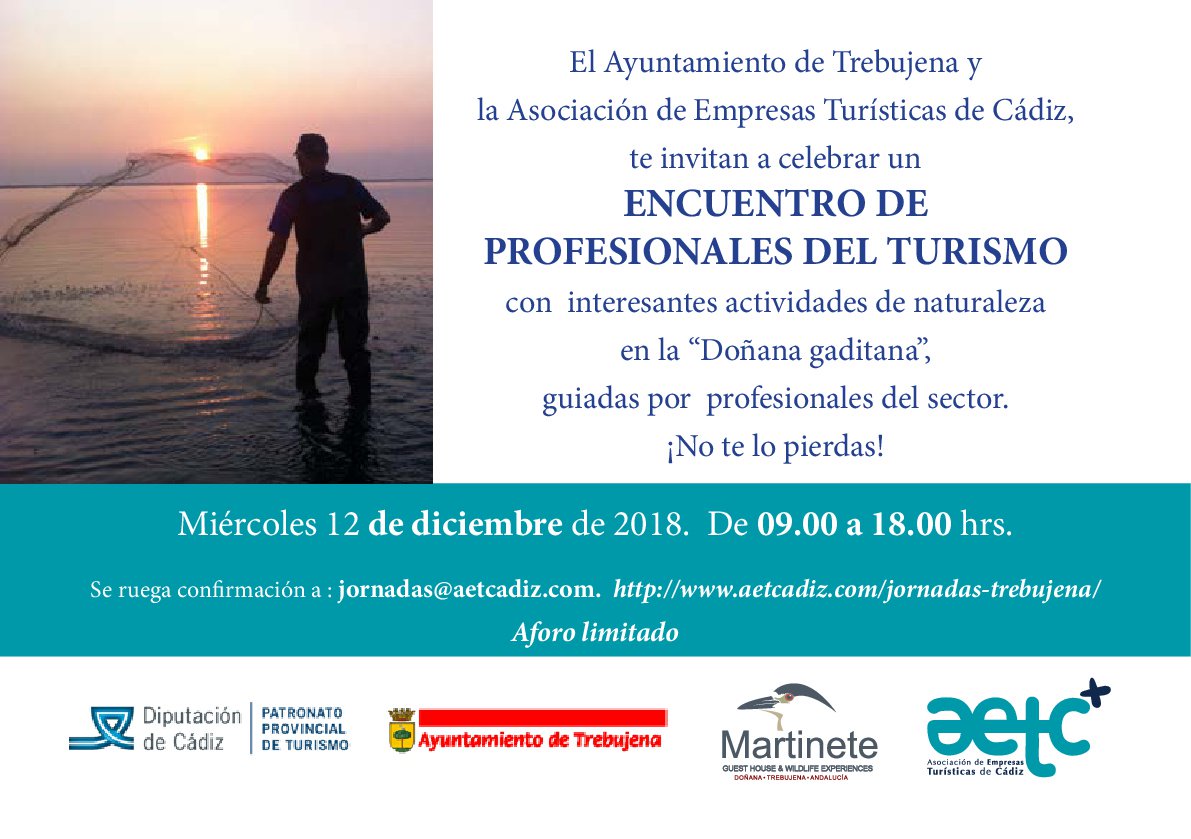 AETCadiz's tweet photo. ¡Os recordamos que el 12 de diciembre tenemos un #Encuentro #Empresarial navideño en la #DoñanaGaditana! 🎄🤝 Pasa una estupenda jornada rodead@ de profesionales del #turismo 🔝
Inscripciones: https://t.co/4tDBV2pZK6
#aetc #aetcadiz #aetcimparable #JuntosSomosMás #TurismoCadiz https://t.co/6MAsHXBRSy
