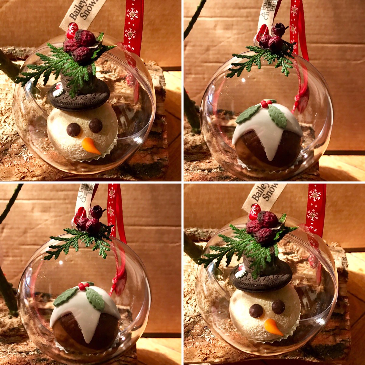 🎄Fudge Christmas Baubles🎄#fudge #fudges #baileysfudge #snowman #christmaspud #handmade #handstirred #smallbatch #womaninbusiness #buylocal #durham #christmasgifts #rabycastlechristmasmarket #bowesmuseumchristmasmarket