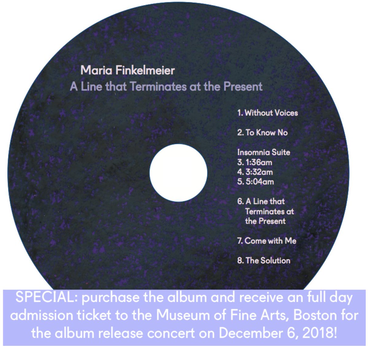 KadenceArts's tweet photo. Get a holiday deal - because everyone loves a deal! purchase @mariafinkperc's new album and receive free admission to the @mfaboston on Dec 6 for the release show! deets here: https://t.co/d2MraVpU33 https://t.co/2V453iWHQX