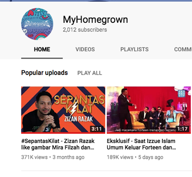 kelvin_anthony's tweet photo. Our @homegrownMY social media team started a new channel on the 2nd of July and in less than 5 months have garnered over 2000 subs and close to a million views. A small team of 3 doing big things. Very proud of them.

https://t.co/d3n7IT58Yh https://t.co/rodewUJ222