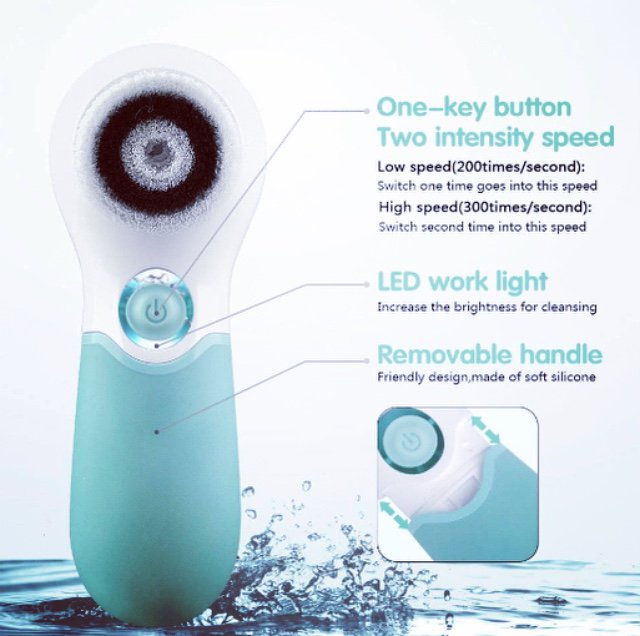 heinkeldesign's tweet photo. Facial Cleansing Brush from HEINKEL DESIGN comes with a WATERPROOF IPX 6 RATING, use in bath or showers.✨
3 brush heads ( including 1 silicone head ) and a protective travel case to meet all your facial cleansing needs.✨ #skincare #beauty #AmazonPrime #heinkeldesign https://t.co/TK7LGDsqpQ