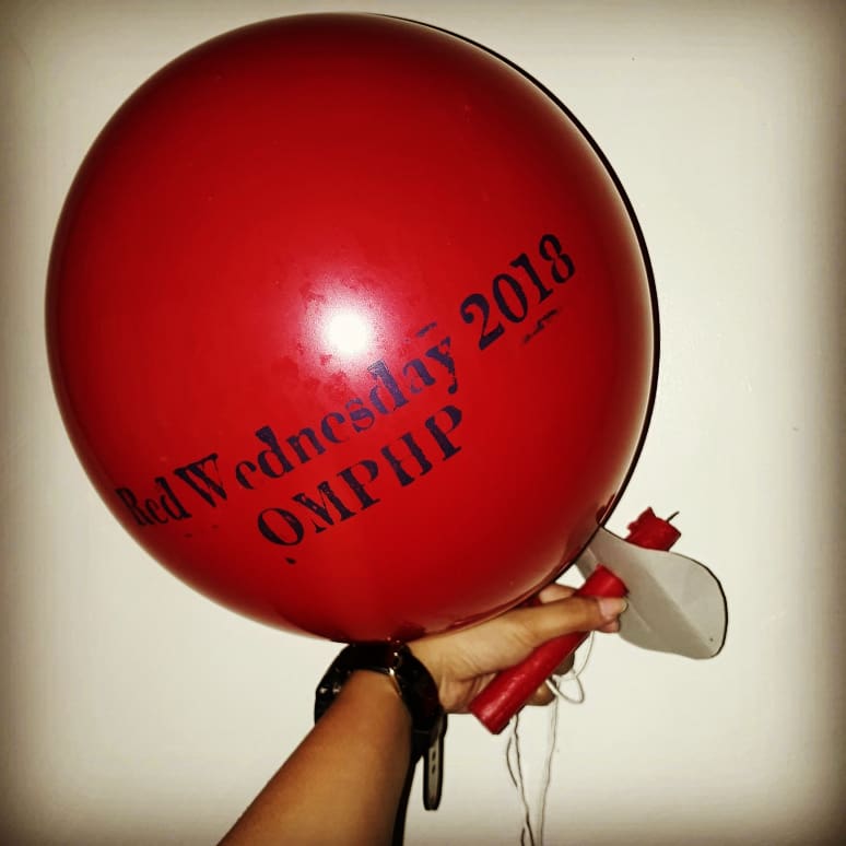 feminasyreni's tweet photo. STAND FOR FAITH AND FREEDOM 🕯 #RedWednesdayPH2018 #omphp https://t.co/15CH4NliE0