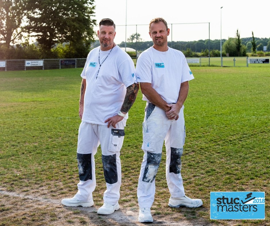 Welke van deze twee stoere mannen mag zich vanaf as donderdag StucMaster 2018 noemen? Samen gaan ze de strijd aan met de #ritmoLturbo. Nog niet alle afleveringen gezien? Check ze snel op bit.ly/2OBeUef 
#stucmasters #nxtv #bobbiebodt #stukadoorworden