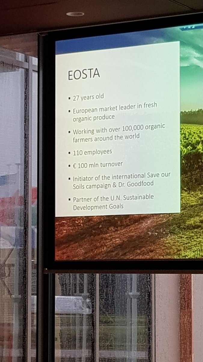 MvAHillfresh's tweet photo. Visiting @natureandmore #eosta at their brand new circular office #eufreshforum @GFHuis https://t.co/1tUz0OnMXn