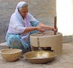 Hand churning  #chakki  #FlourMill were used all over India across country from  #East to West ( #Punjab), all such works done by our  #mothers,  #women, ladies of house. thus they have kept alive this traditional  #craft, love for  #Labour, i respect our ladies of houses for this