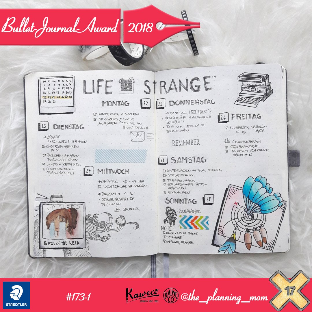 Bullet Journal Award 2018
#bujoaward2018 
Mehr Infos unter bulletjournal.x17.de 
#bulletjournal #bujo #bulletjournaldeutschland #bulletjournalsetup #bujosetup #bujoweek #bujomonthly #bulletjournal #bulletjournaling #bulletjournalist #studygram #bulletjournalingcommunity