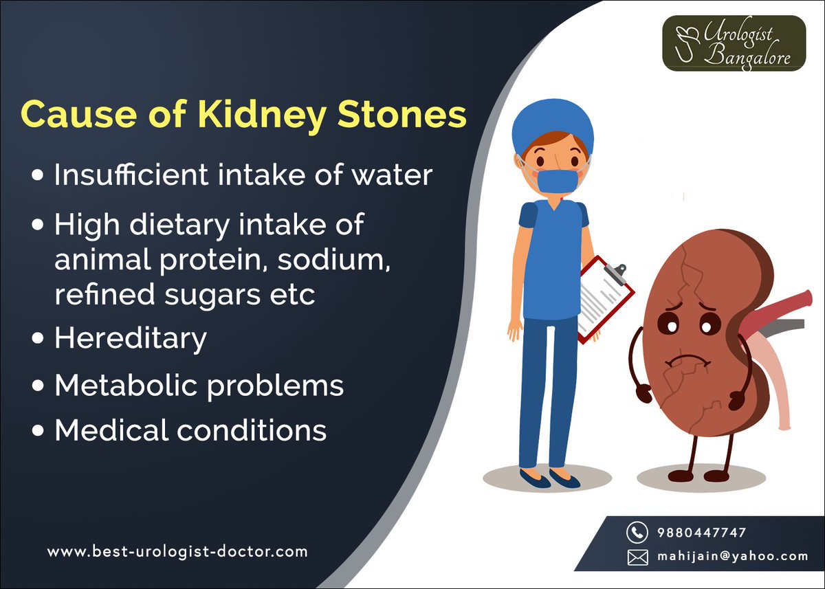 Urologist on Twitter "The factors that are responsible for kidney