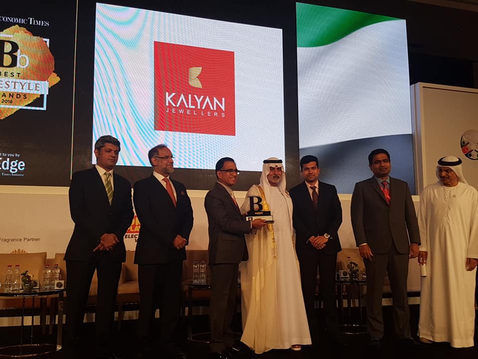 KalyanJewellers's tweet photo. @KalyanJewellers is proud to receive “Best Lifestyle Brand of 2018” award at #ETIndiaUAEConclave, Abu Dhabi. The award was presented to our CMD @TSKalyanaraman by HE Sheikh Nahyan bin Mubarak Al Nahyan, Cabinet Member and Minister of Tolerance, UAE. https://t.co/aqeEpROfmk