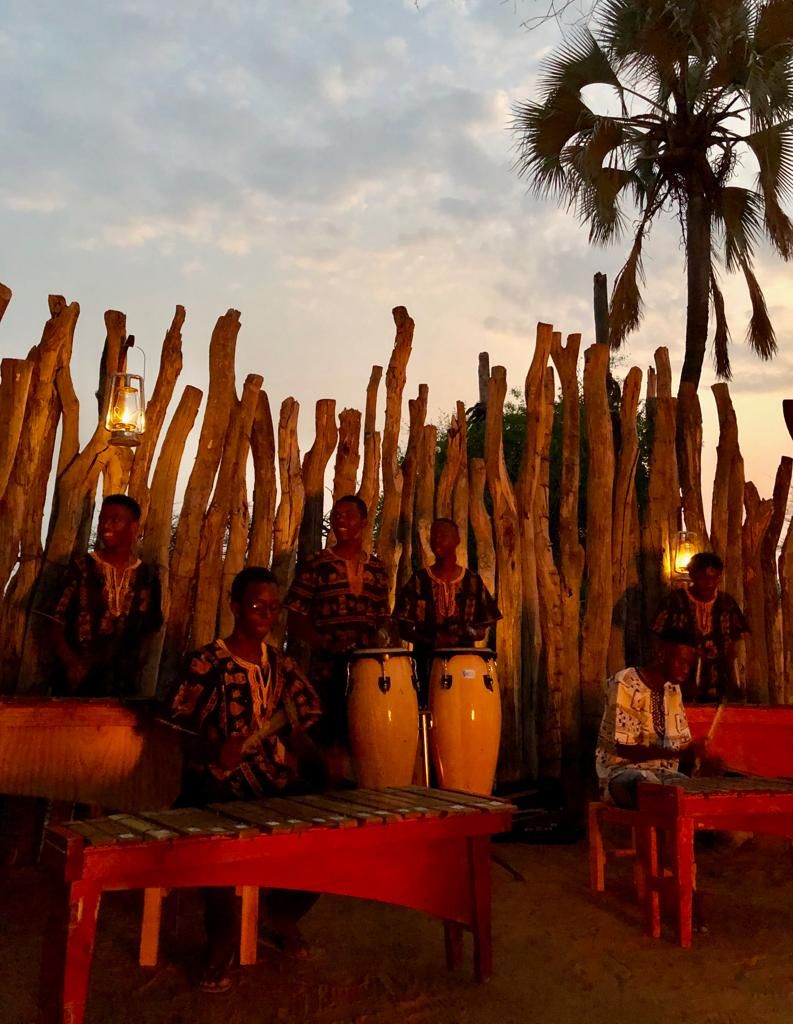 A1 Mark joining the amazing marimba band at Onguma goo.gl/t3RzTi! #Namibia <a href="/onguma_safari/">Onguma Safari Camps</a> #travchat