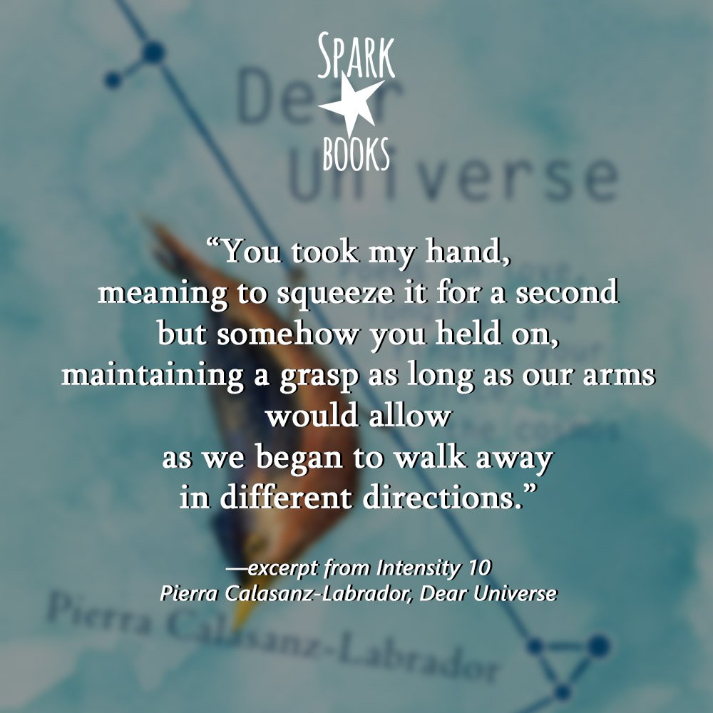 sparkbooksph's tweet photo. #SparkQuotes of the week ✨

"Dear Universe" by Pierra Calasanz-Labrador is available in NBS, Powerbooks, and online.
It also has an audiobook version read by @joycepring available in https://t.co/o9iojqXn0O.

#iReadAnvil #WeShapeMinds #DearUniverse #SparkBooks #poems #love #poem https://t.co/7PevvSgq6l