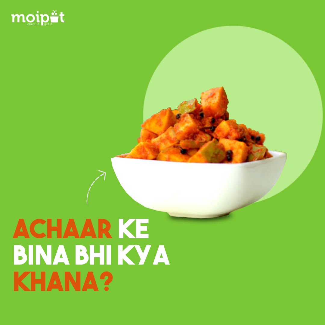Yes, we love our pickles like we love our life. After all, everyone needs a little spice sometimes. 😉

#Moipot #OnlineOrder #Happiness #Desserts #YadoonKaDabba #HappinessKaDabba #India #IndianSweets #Namkeen #SweetLover #SweetBoxes #DeliveringHappiness #IndianFood #linkinbio