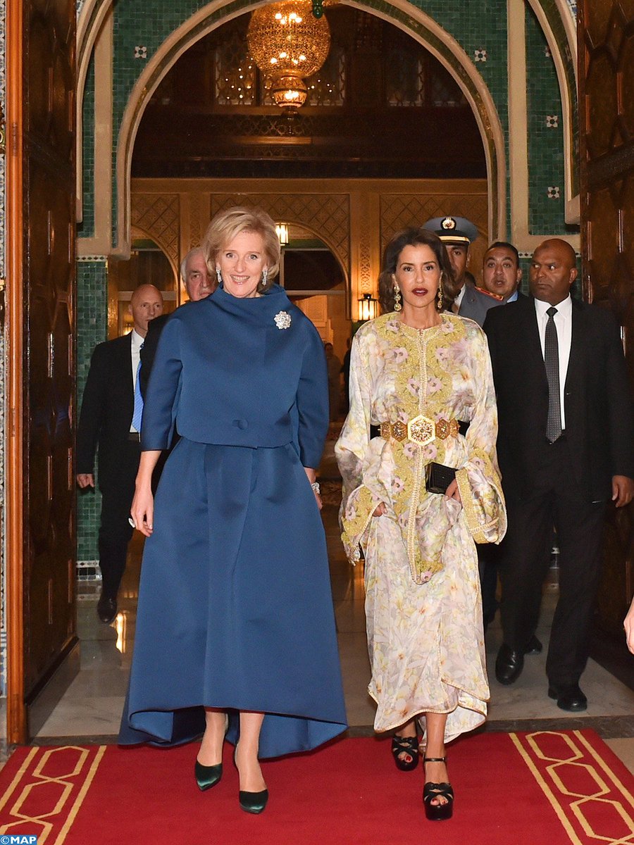 SAR la Princesa #LallaMeryem preside una cena ofrecida por SM el Rey en honor de la #PrincesaAstrid de Bélgica
bit.ly/2Skx4m5
#Marruecos #Bélgica