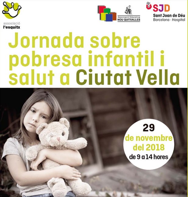 29/11 <a href="/annagaal/">Anna García-Altés</a> parlarà sobre #Desigualtats en Salut #Infantil a Jornada sobre #pobresa i salut dels infants a Ciutat Vella <a href="/esquitxbcn/">Associacio l'Esquitx</a>  <a href="/NouQuitxalles/">Nou Quitxalles</a> <a href="/SJDbarcelona_ca/">Hospital Sant Joan de Déu Barcelona CAT</a> sjdhospitalbarcelona.org/ca/jornada-sob…
