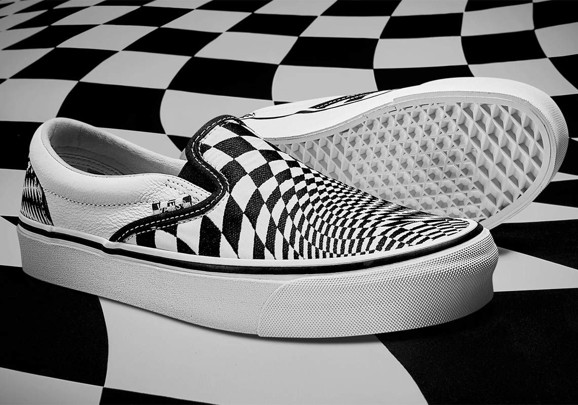 illusion checkerboard vans