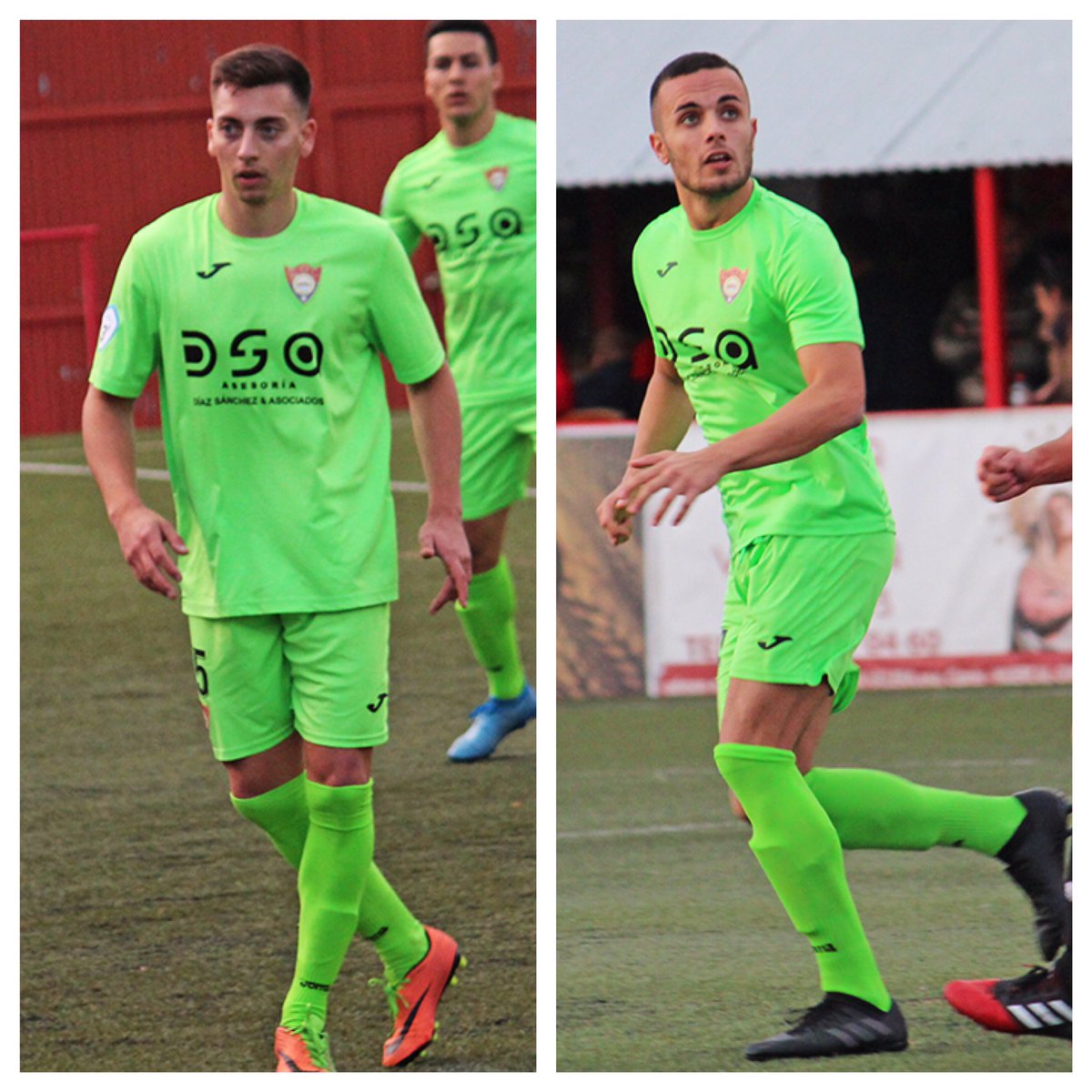 Felicitamos a los jugadores del Filial Adriano Bruno y Peri por su debut con el primer equipo el pasado domingo contra el Huercal Overa. 
#VamosEspartanos