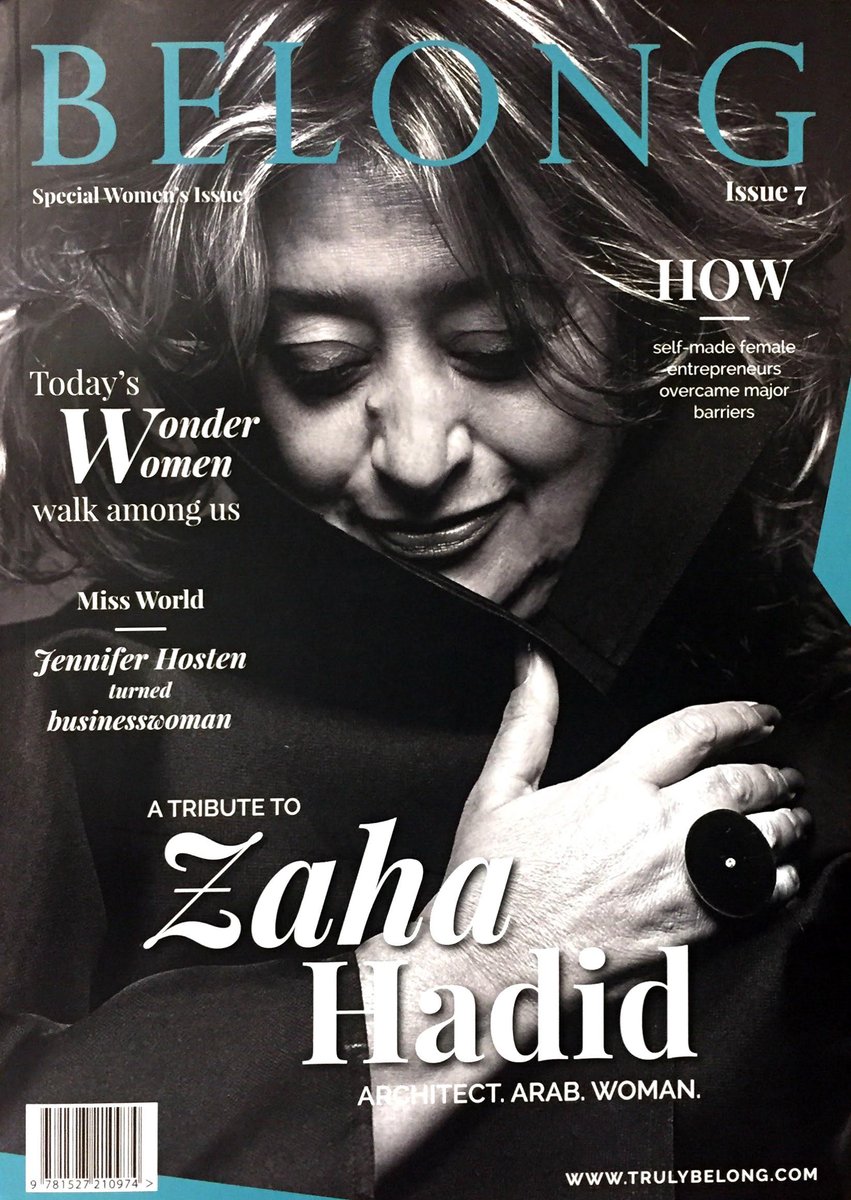 CameraPress's tweet image. A tribute to the amazing #ZahaHadid @zahahadiddesign on the cover of @belongmag 
Photo © @stevexdouble  / @CameraPress #ZahahadidRIP #portraitphotography