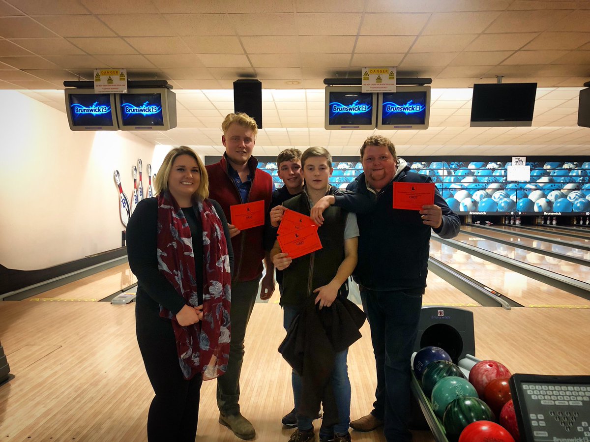 A huge well done to all the teams that competed in our county bowling competition yesterday 🎳

The top three were as follows...

🥉 Painswick YFC
🥈 Wotton and Dursley Vale YFC
🥇 Olveston YFC

Thank you all for coming, we hope you enjoyed yourselves!

#GFYFC
#TrueYFC