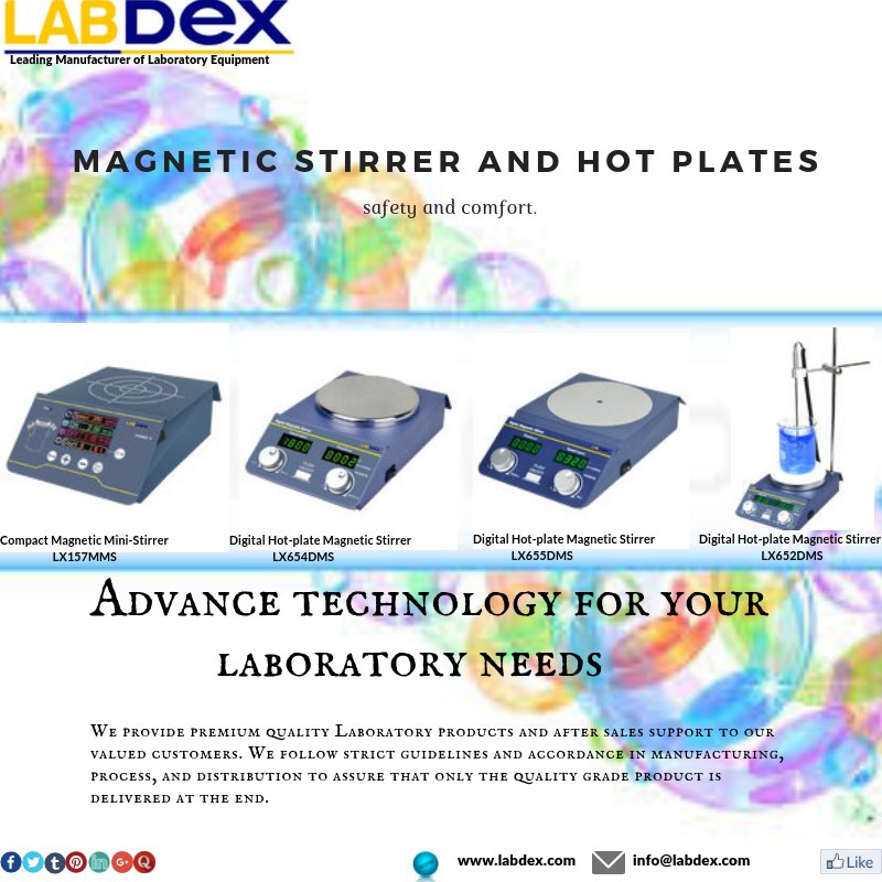 LabDex2's tweet image. Magnetic Stirrer and Hot Plates by Labdex