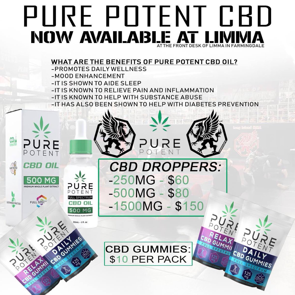 Carry Pure Potent today! #purepotent #purelife #purepotentcbd #limma #longisland #newyork #cbd #cbdgummies #relaxgummies #dailygummies #cbdlife #cbdgummies #mma #mmalife #cbdbenefits #cbdcommunity #cbdoil #cbdedibles #cannacommunity #healthandwellness #alternativemedicine