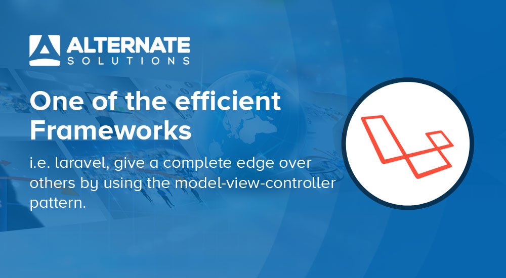 AltSols's tweet image. One of the efficient frameworks, i.e. laravel, give a complete edge over others by using the model-view-controller pattern.
#laravel #laravel5 #laravel55 #laravelphp #LaraVeliz #Laravelwebdevelopment