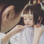 前髪パッツンの美少女が本当に美少女すぎて尊い…。これは将来に期待しかない!