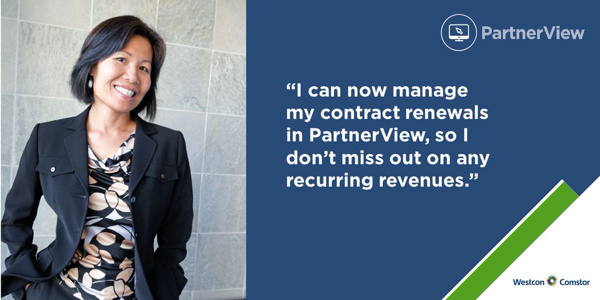 Are your contract renewals becoming a challenge to manage? Alert your customer of a pending renewals beforehand, using #PartnerView, our partner portal that tracks your renewals automatically: bit.ly/2OLD3mx