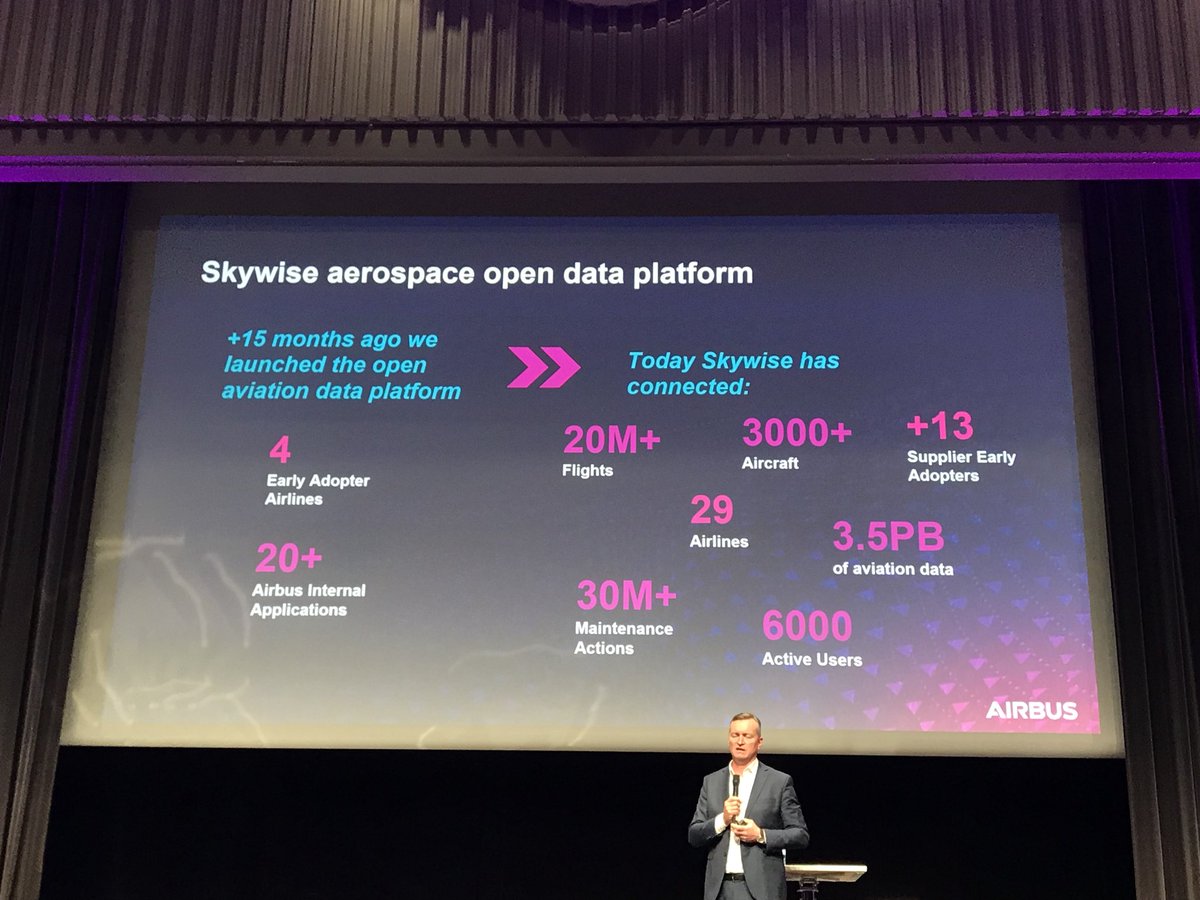 FlashTweet's tweet photo. ✅#DWS18 @IDATEDigiWorld 

#Skywise: en 15 mois, 6000 utilisateurs et 29 compagnies se servent de la plateforme #opendata, lancée par @Airbus 

#MarcFontaine #CDO 

#digital #transfonum #Tech #Predictiv #ML #maintenancepredictive 

Poke @JerSimeon @capgeminifrance 😉 https://t.co/uQ4mv2SCTD