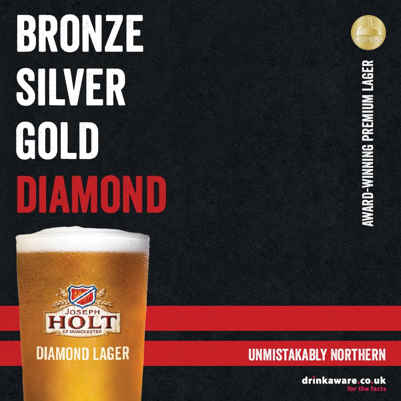Aside from brewing award-winning lagers, we’ve also been busy crafting a very special #competition that will be announced very soon… Watch this space.
#diamondlager #unmistakablynorthern #josephholt #josephholtdiamondlager