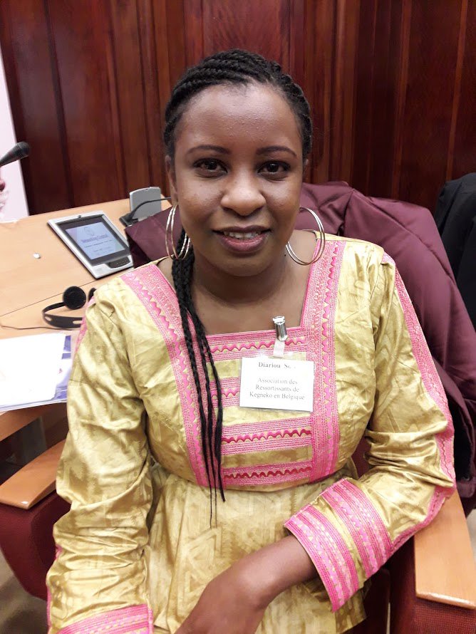 STOPMutilacion's tweet photo. Ayer conocimos en París a Diariou Sow, originaria de Guinea Conakry, mediadora intercultural, lideresa y referente en la prevención de la #MGF en la región de Bruselas. Su experiencia es un ejemplo en el trabajo comunitario. Conferencia #copfgm #EndFGM #TrabajandoEnRed https://t.co/JCAnhHGm30