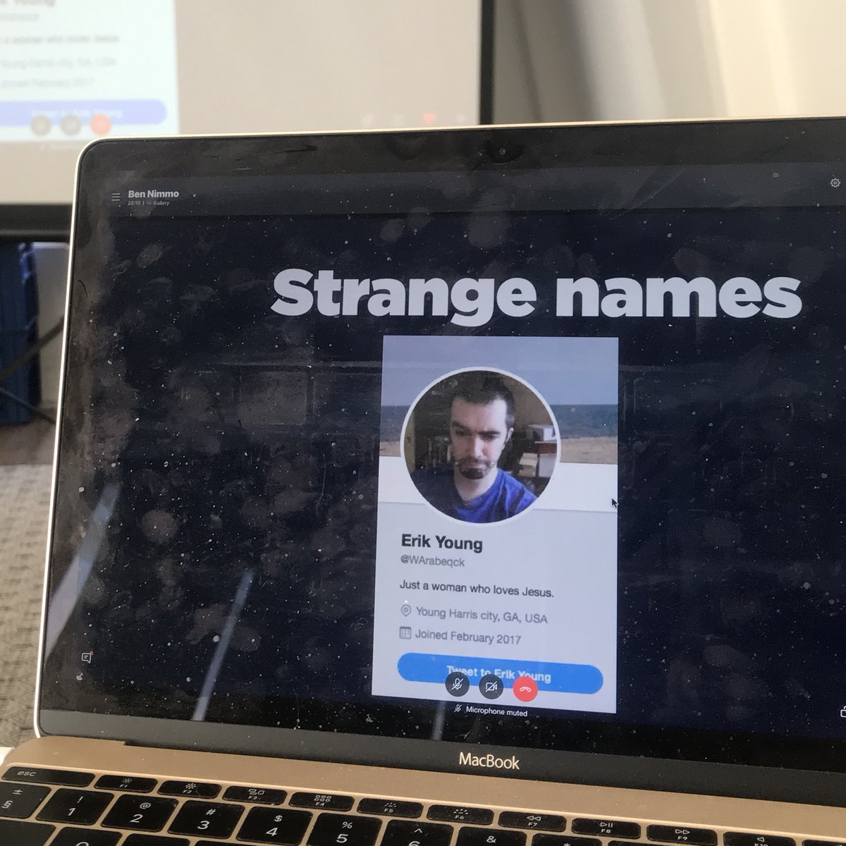 .<a href="/benimmo/">Ben Nimmo</a> even has a favourite bot! #MI_x 
Strange names is another way to spot a bot.