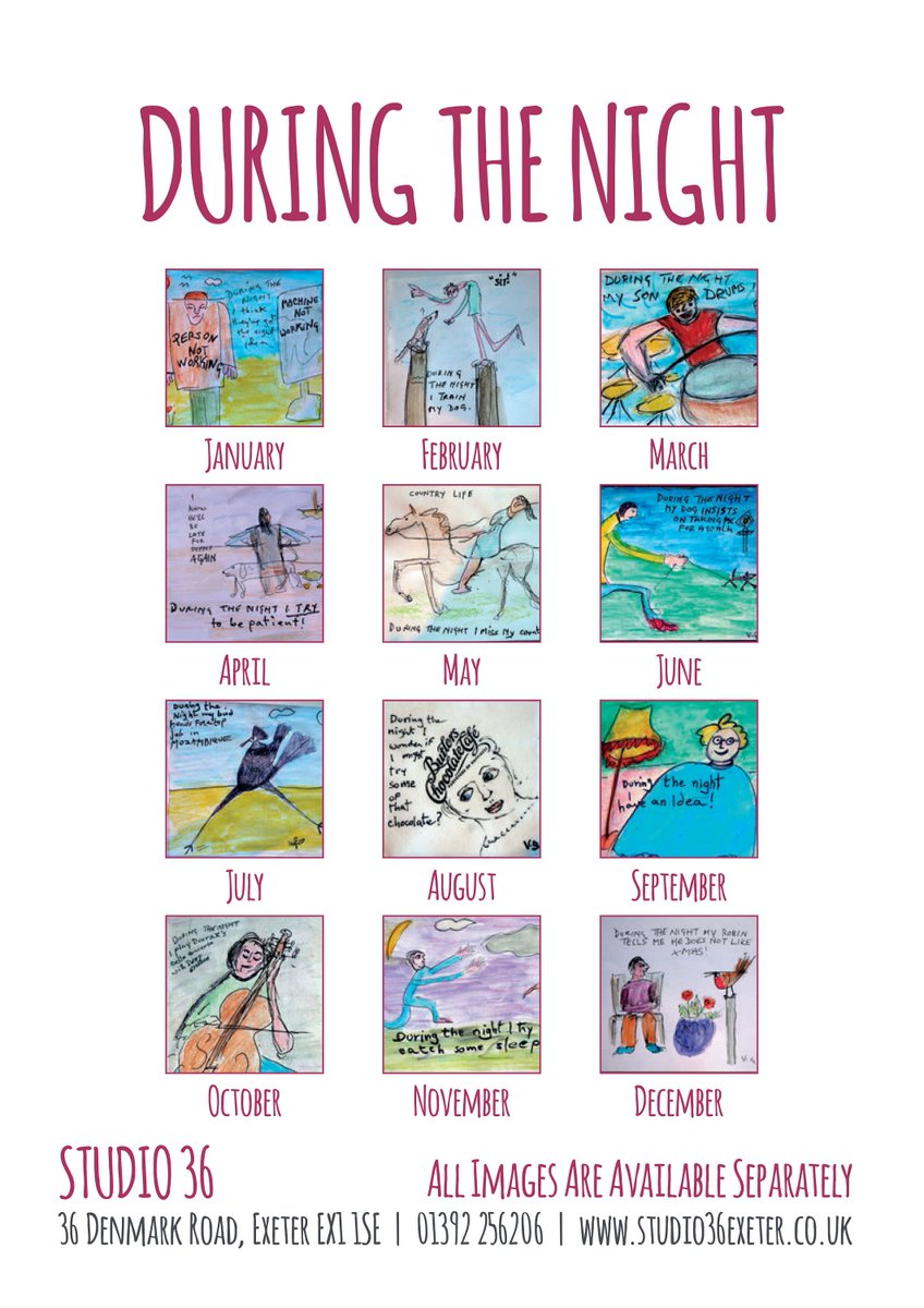 Pick up a fantastic 2019 calendar for christmas at our #etsy shop: 2019 Calendar 'During The Night Veronica Gosling' etsy.me/2E2eUlI #papergoods #calendar #newyears #2019calendar #stockingfiller #originalart #uniqueart #smallgift #fungift