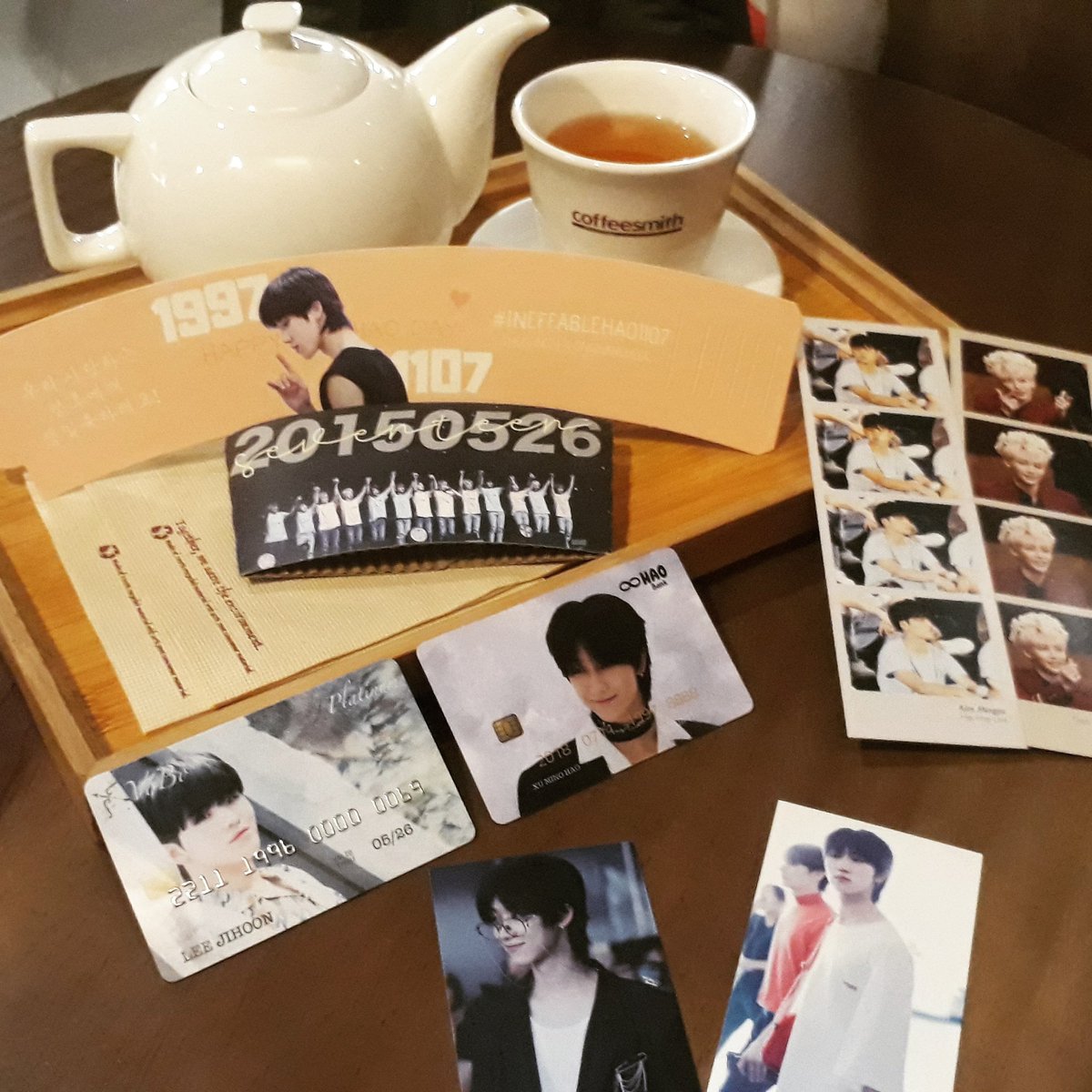 ohmy_cupholder's tweet photo. SVT &amp; The8 22nd B'day Cupholder
세븐틴 &amp; 명호 22번째 생일 컵홀더

🇸🇬 Coffeesmith, Bedok Mall
🇸🇬 Singapore 싱가포르 新加坡
🇸🇬 11/23 ~ 11/27

❤ @theaeviternal #foraeviternity
❤ @ineffablehao_97 #INEFFABLEHAO1107

#세븐틴 #디에잇 #SEVENTEEN #THE8 #cupsleeve #杯套 https://t.co/ThEhRp6WWo