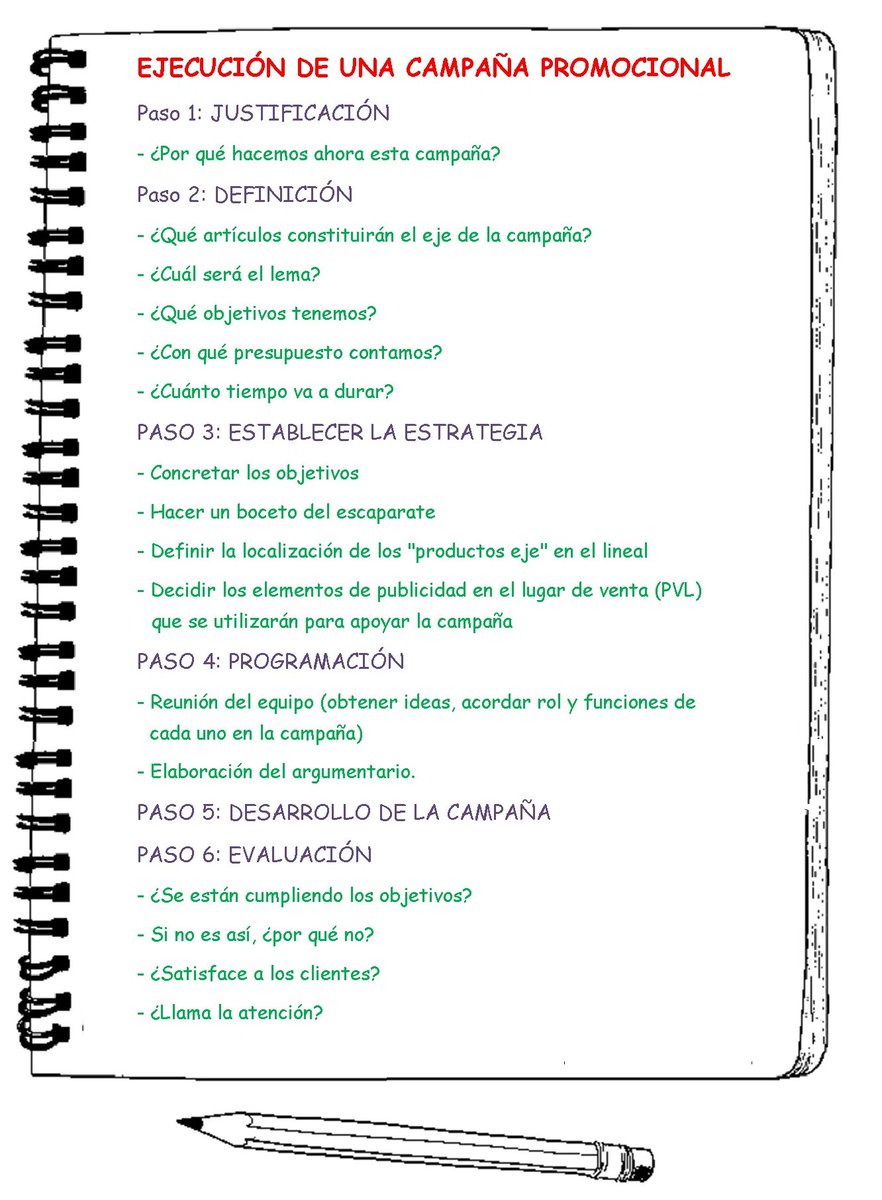 FcoLinimentoRua's tweet photo. Curso básico de #merchandisingenlafarmacia
Lección 18 (#animacióndelptovta)
A la hora de llevar a cabo una campaña promocional en la farmacia deben seguirse una serie de pasos:
https://t.co/kHiBI9ifFa https://t.co/nZyc6rdUhf