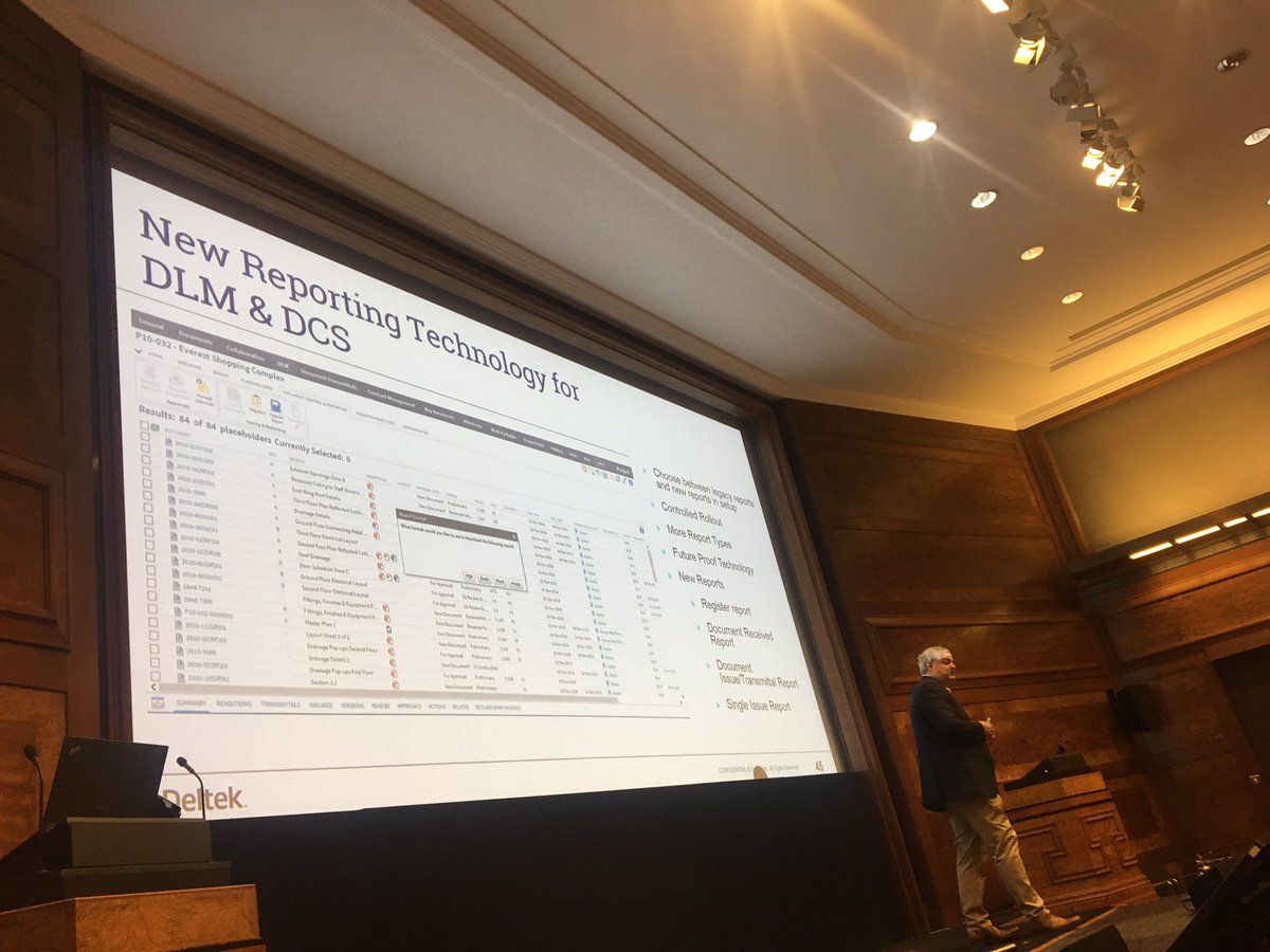 TimSetchfield's tweet photo. Phil Shaw at #DeltekCustomerDay at the RIBA. It’s great to be back at this iconic venue https://t.co/K8gGDs1PYe