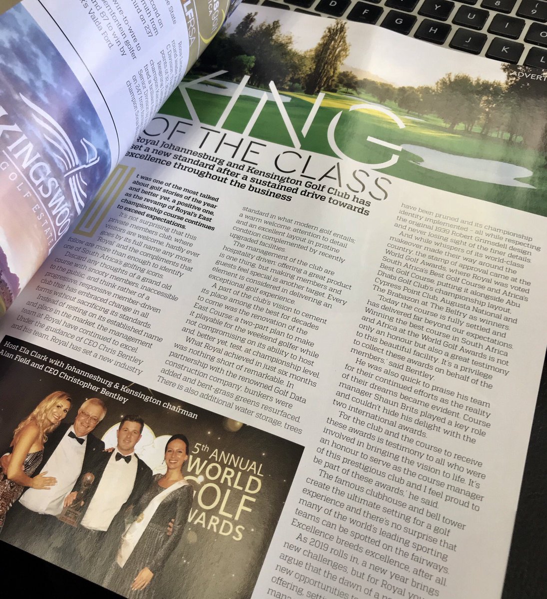 Royal_JHB_Golf's tweet photo. The December Issue of @CompleatGolfer is out, featuring @WorldGolfAwards #TheEastCourse #AfricasBest #BestinSA #TheRoyalExperience https://t.co/xV5qiFLYfX
