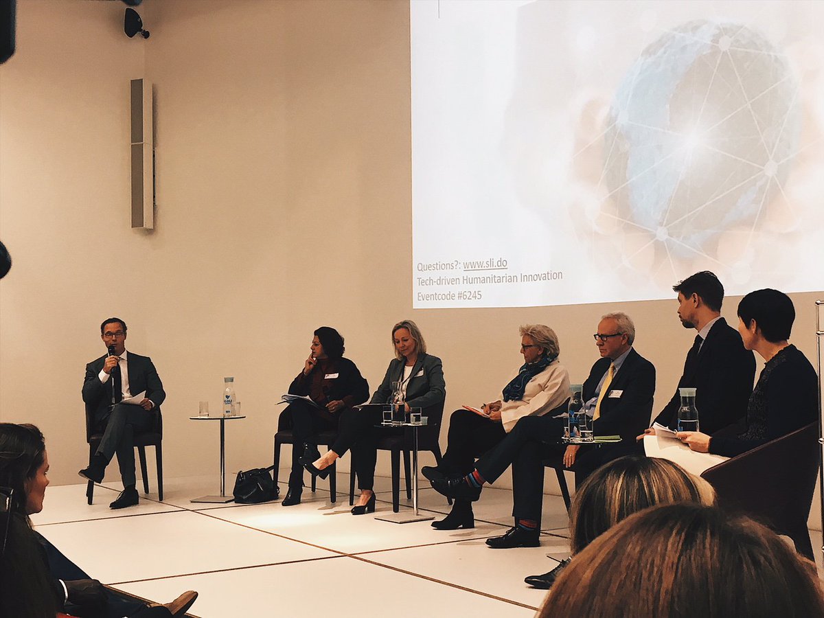 NorwayInGeneva's tweet photo. Senior adviser to @Refugees and moderator at #HumInnovation, @jaimedebourbon, introduces today's panel! https://t.co/mEWGgMbVjw